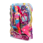 Кукла тип модель София 29см. пластиковый хвост, свет, аксесс, кор BLD150-KB-RU (Карапуз)