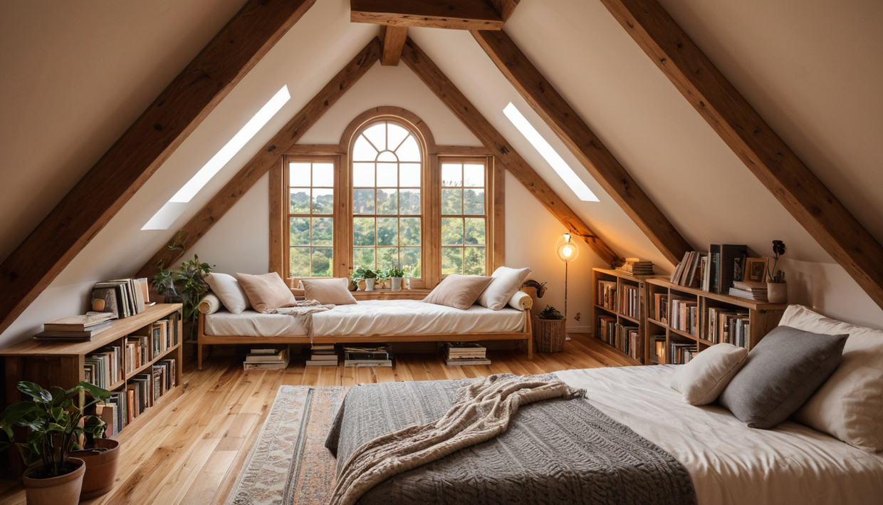 Превращаем мансарду в жилое пространство: от чердака до уютной комнаты - пошаговое руководство.