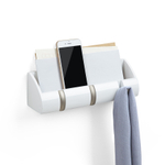 Вешалка-органайзер cubby mini, 27 см, белая, 3 крючка