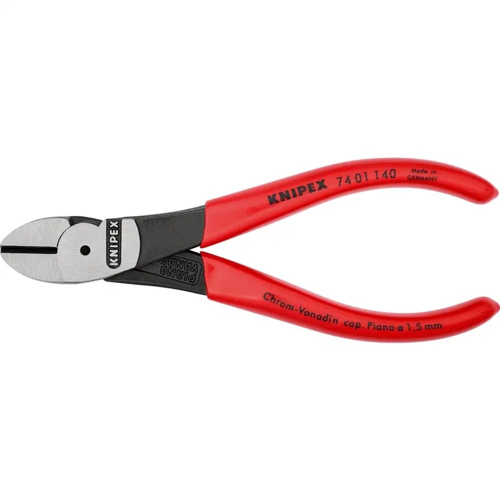 Кусачки боковые особой мощности черненые 140 мм Knipex 74 01 140 SB