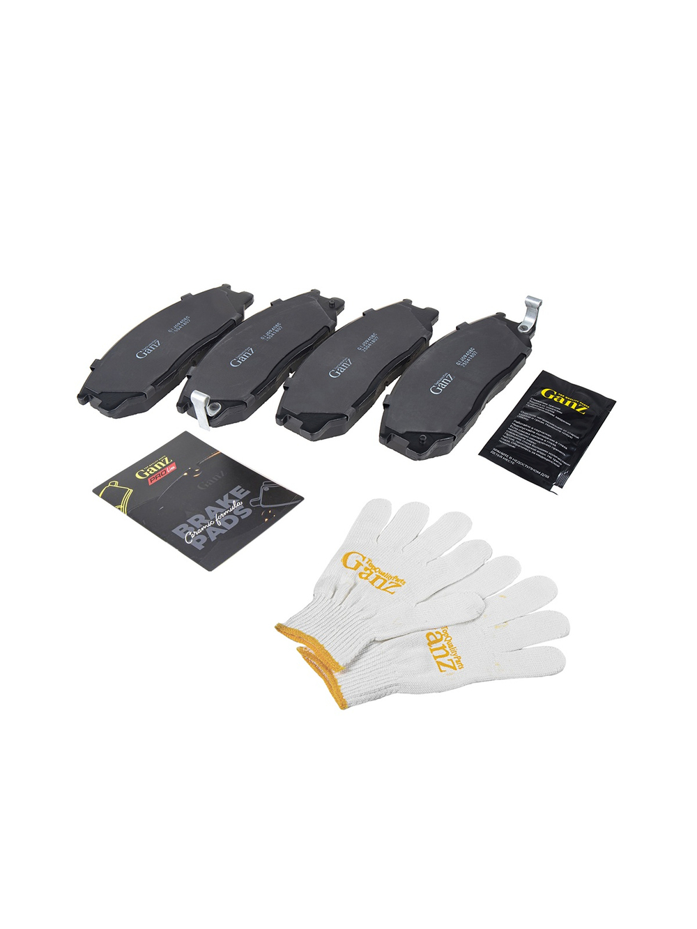 Колодки передние PRO-Line Ceramic SSANGYONG REXTON 2.7 04-06 GANZ GIJ09408C