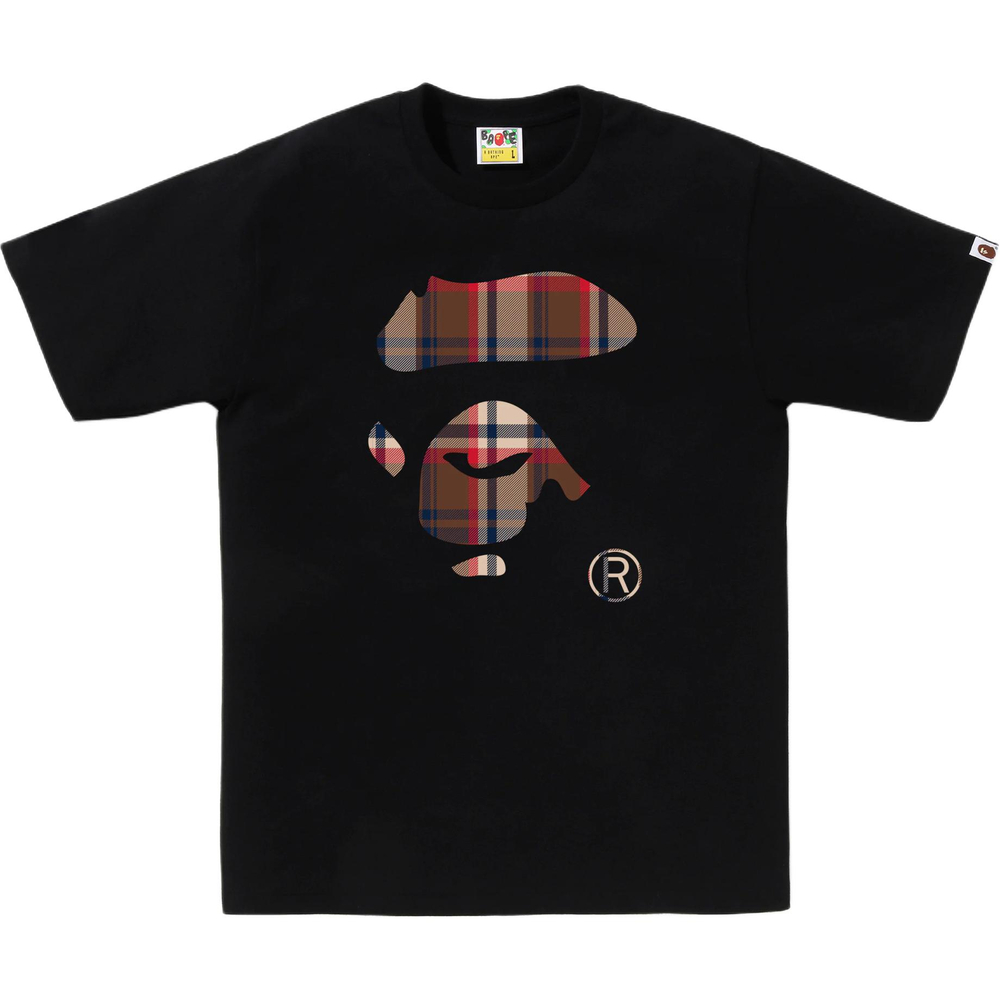 A Bathing Ape Bathing Ape Check Fw25 Футболка
