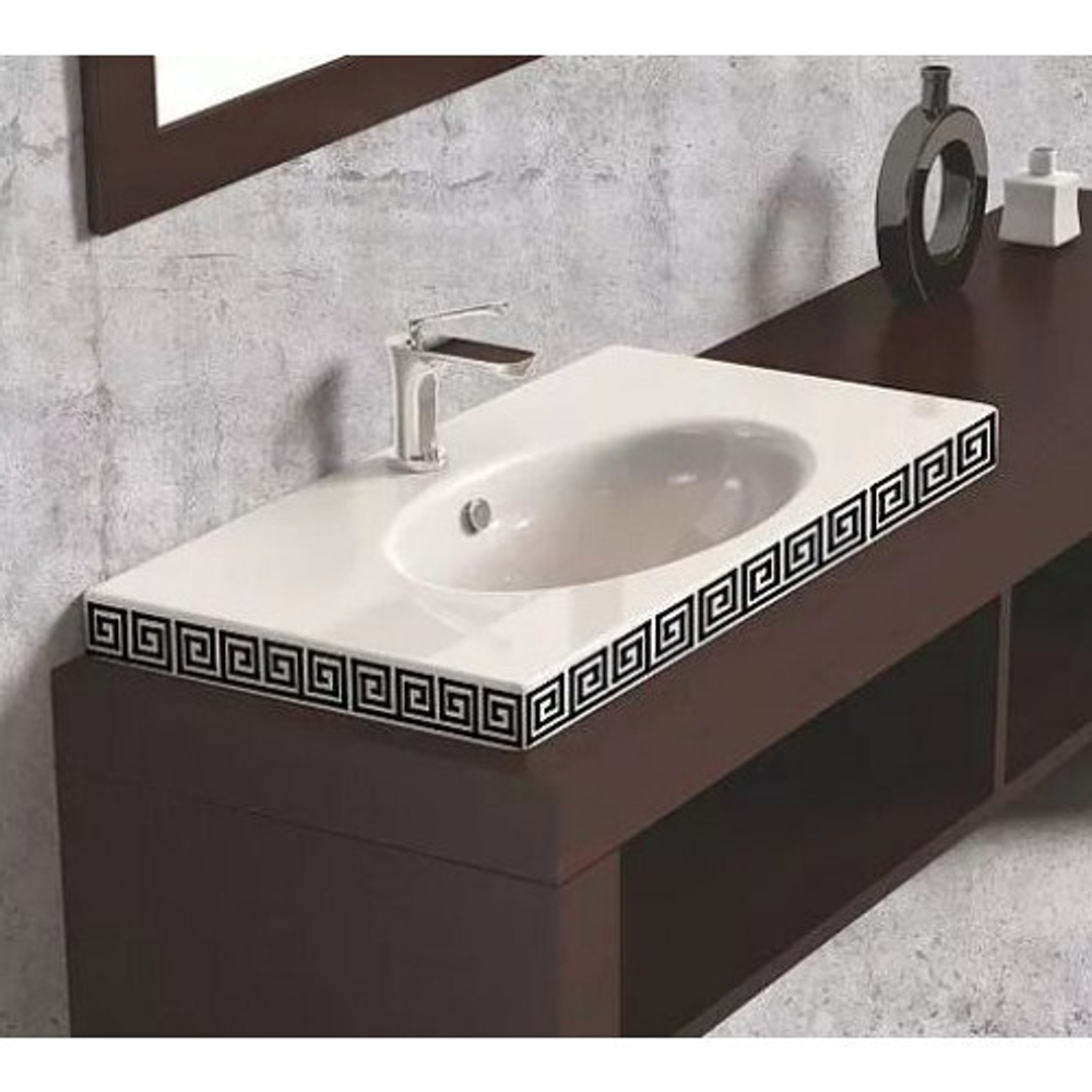 Раковина накладная 90 см Sanita Luxe Next 90 Greek