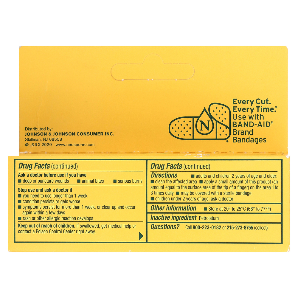 Neosporin, мазь для облегчения ожогов, максимального действия, 14,2 г (0,5 унции)