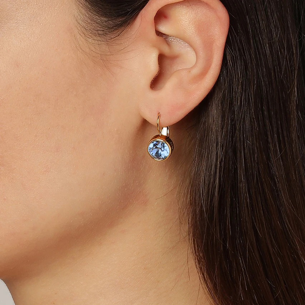 Серьги Dyrberg Kern LOUISE SG LIGHT SAPPHIRE 440162