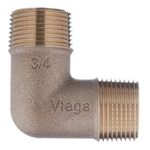 Уголок Viega, уголок сантехнический 3/4'' 317980, наружная резьба
