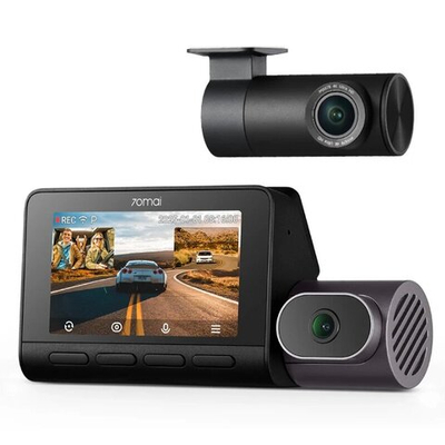 Видеорегистратор 70mai Dash Cam 4K T800 HDR Set, Black (T800-2)