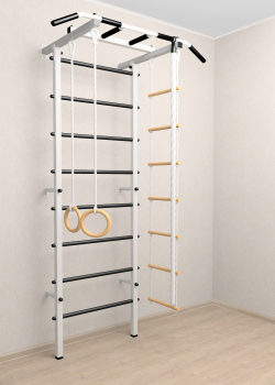 Шведская стенка Sv Pro 801 (Турник Pro/Канат/Кольца/Лестница)