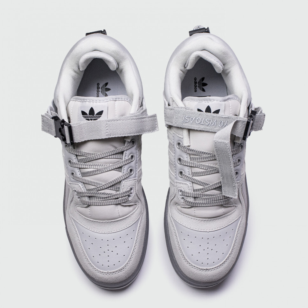 кроссовки Adidas Forum Low x Bad Bunny Light Grey Wmns