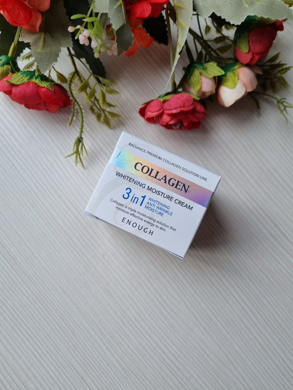 Крем осветляющий с коллагеном Enough Collagen 3 In 1 Cream, 50 мл.