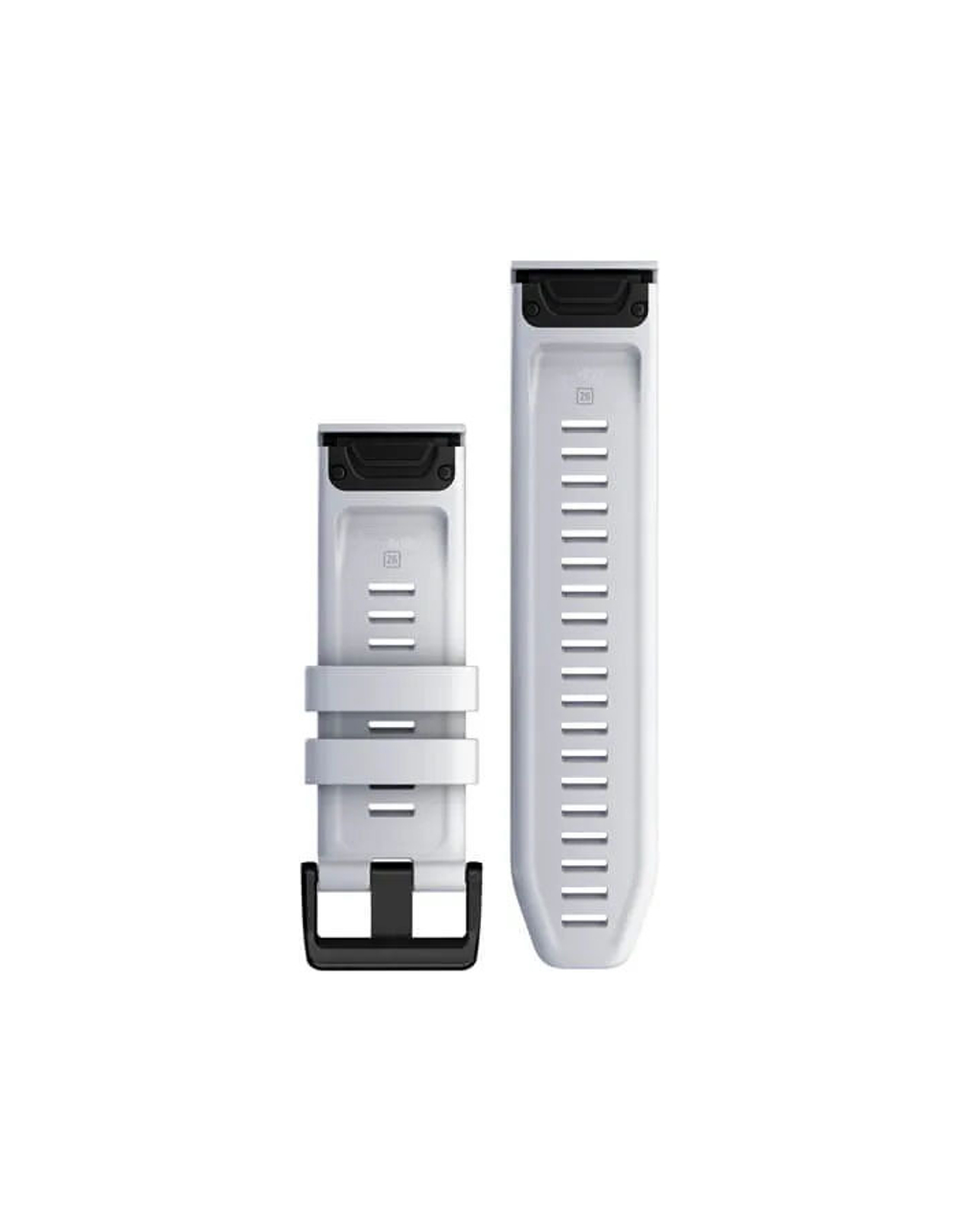 Ремешок для Garmin 22 мм стиль Fenix 7 силиконовый Premium QuickFit (Белый)