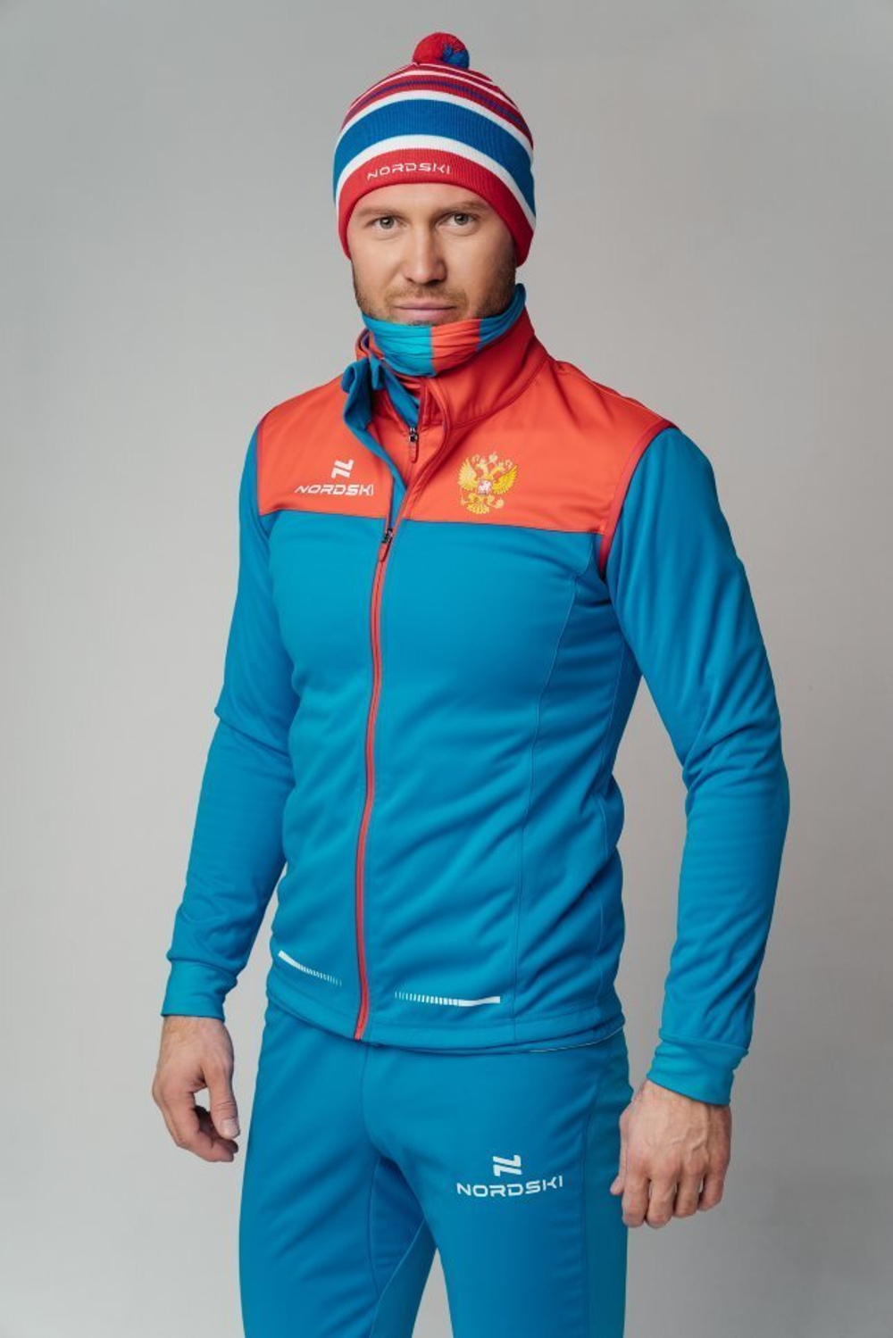 Жилет разминочный NORDSKI Pro RUS Junior 556192