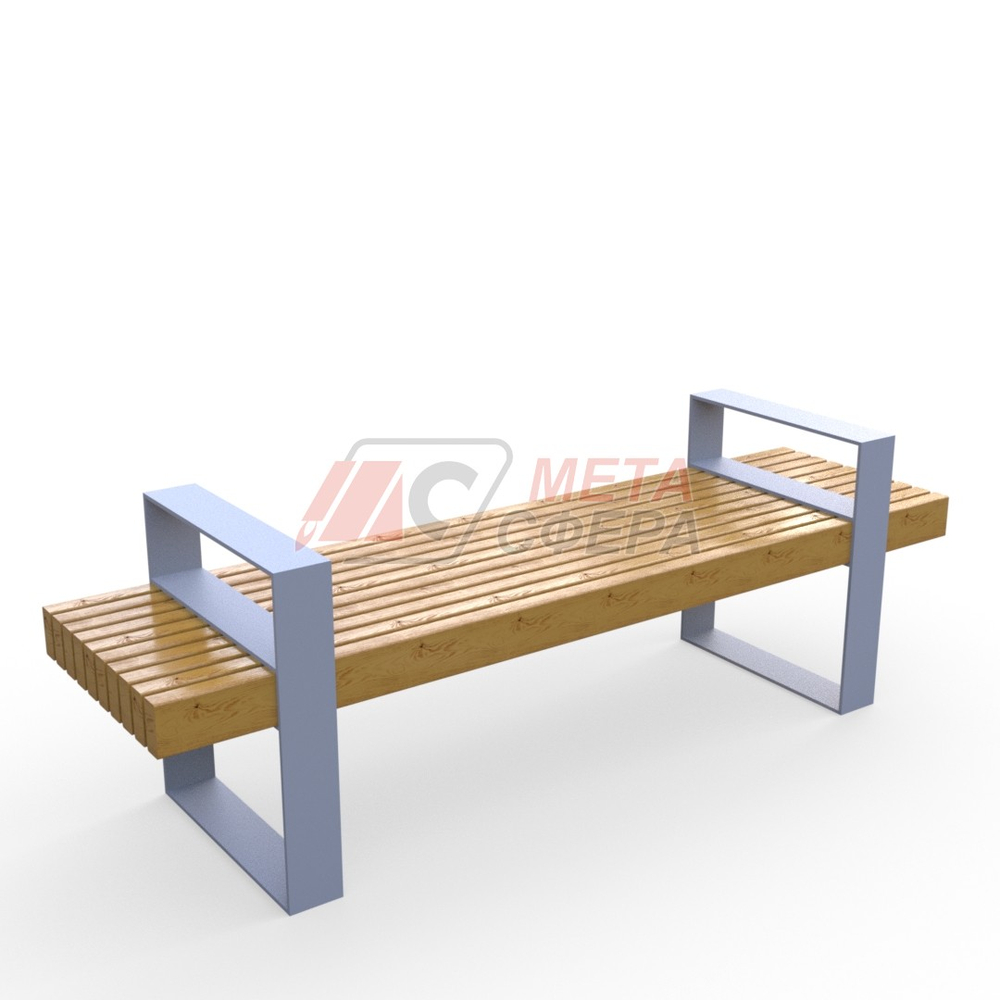 Лавка Ростов с подлокотниками