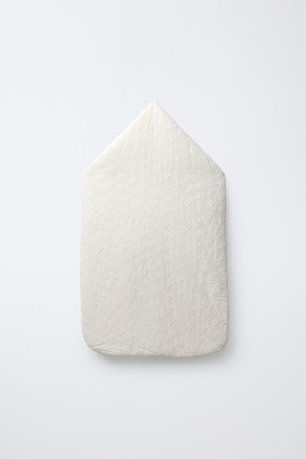 ZARA КОНВЕРТ ДЛЯ НОВОРОЖДЕННОГО С ВЫШИВКОЙ В ВИДЕ ЦВЕТОВ, ЭКРЮ