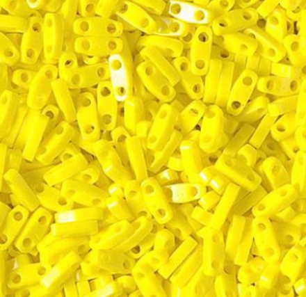 Miyuki Quarter Tila Beads Opaque Yellow QTL0404