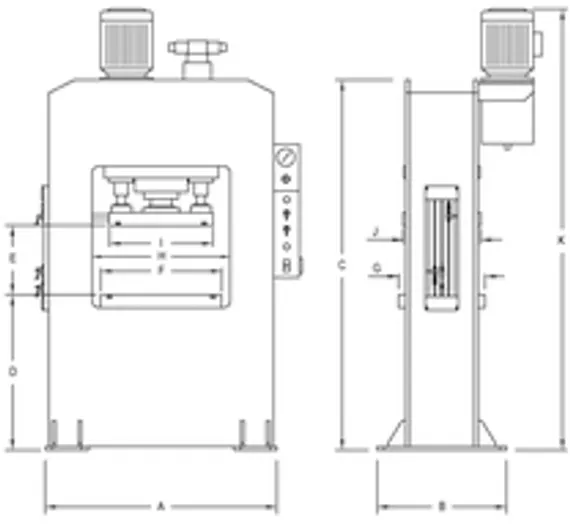 Пресс гидравлический RHTC PPRM-300