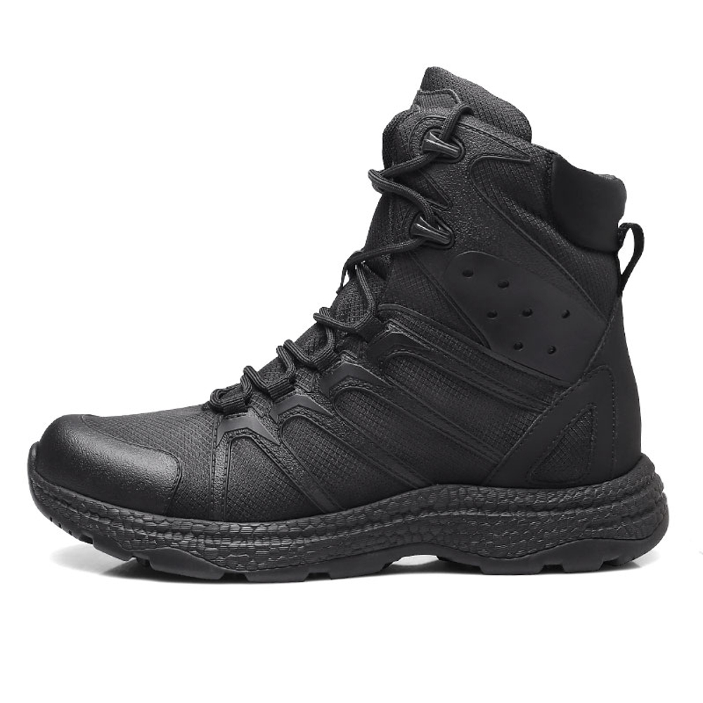 QIANGREN Combat Boots Men"s Black