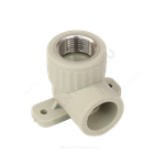 Угольник PP-R комбинированный серый Дн 25х3/4" ВР с креплением VALFEX 10120125Г