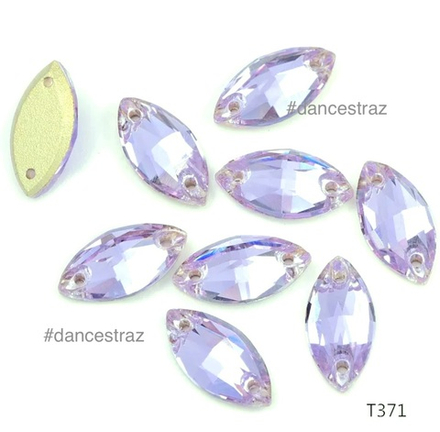 Стразы пришивные, Horse Eye, Vitrail Light, 001VL, 9*18mm, (252 ea/pkg), 5A+Best, (F2)