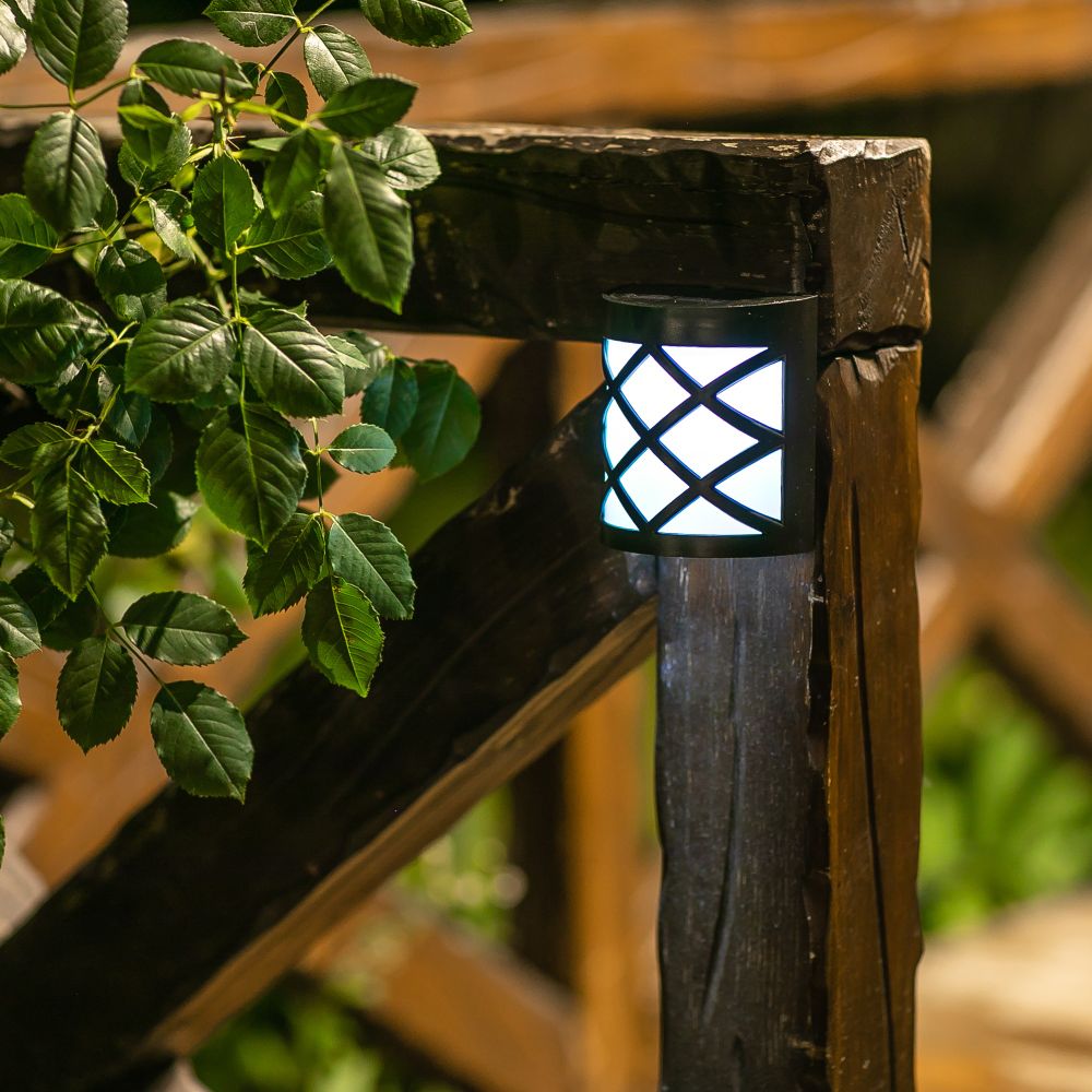 USL-F-155-PM110 BRUSSEL Cветильник настенный на солнечной батарее. 6 светодиодов. Белый свет. 1xАА Ni-Mh аккумулятор в-к. IP44. TM Uniel