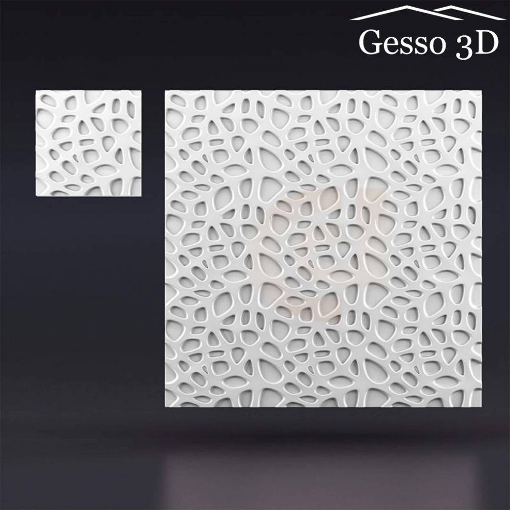 Гипсовая 3D панель Кратер