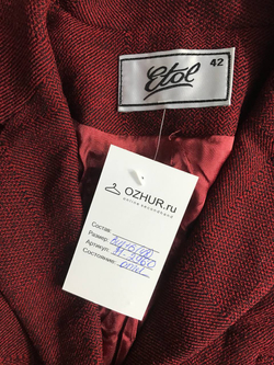 Жакет Etol для модного образа, маркировка 42, визуально на 48 размер