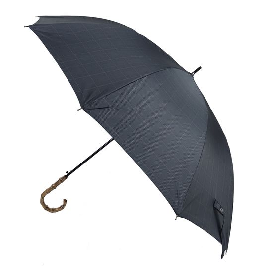 Мужской зонт трость Три Слона полуавтомат 1353-03