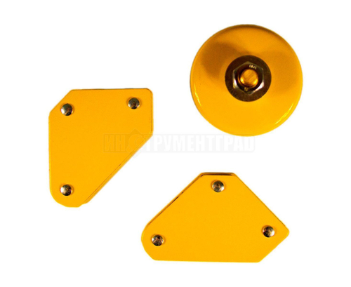 Набор магнитов сварочных ВАРЯГ НС-3 (Мини-магнит "стрелка"-2шт клемма магнитная заземления-1шт)