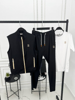 Спортивный костюм тройка Brunello Cucinelli черный