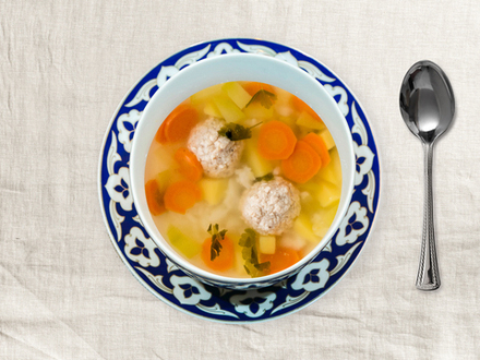 Суп с фрикадельками