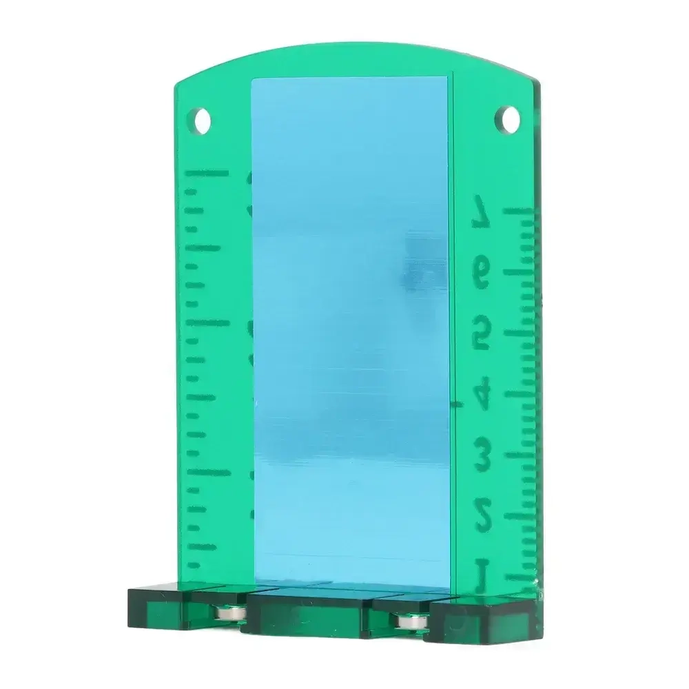 Две магнитные мишени лазерного уровня, инфракрасный отражатель цели с улучшенной видимостью на магнитах (зеленая версия)