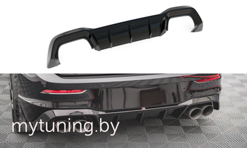 Диффузор бампера заднего V.2 для VOLKSWAGEN Golf VIII R (20-...)