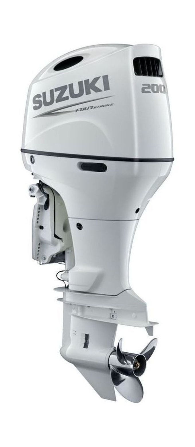 Мотор лодочный Suzuki DF200ATX CAN, белый