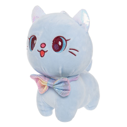 Мягкая игрушка Кошка из велюра подарок для девочки мальчика