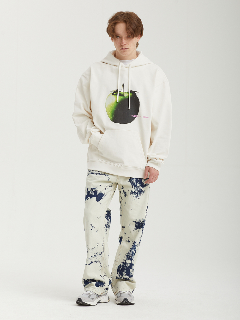 Мужская Толстовка Apple Print