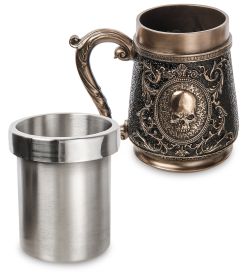 Veronese WS-1078 Пивная кружка «Череп»