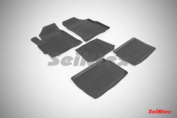 Резиновые коврики в салон Chery Tiggo V (2014-наст. время) "Высокий борт"