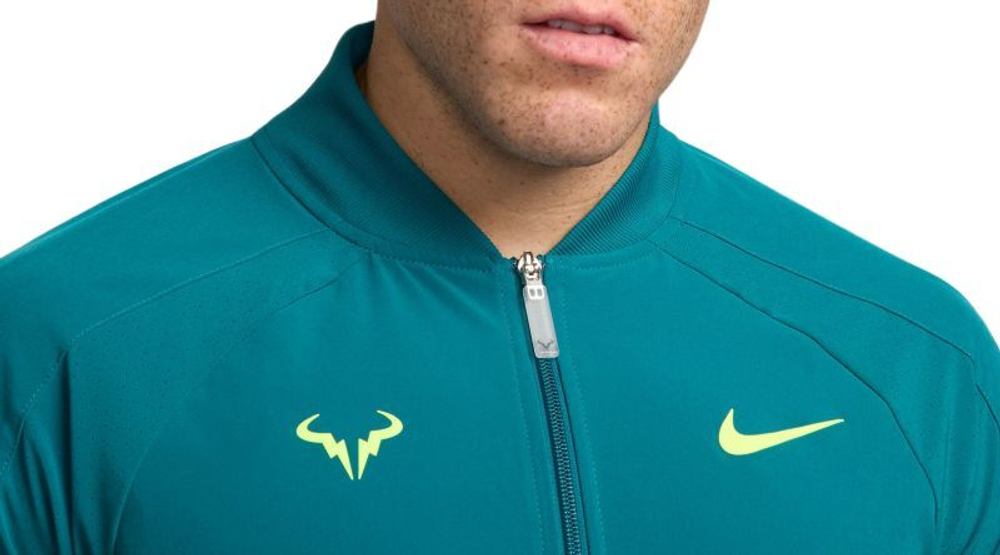 Мужская теннисная кофта Nike Court Dri-Fit Rafa Jacket - Бирюзовый