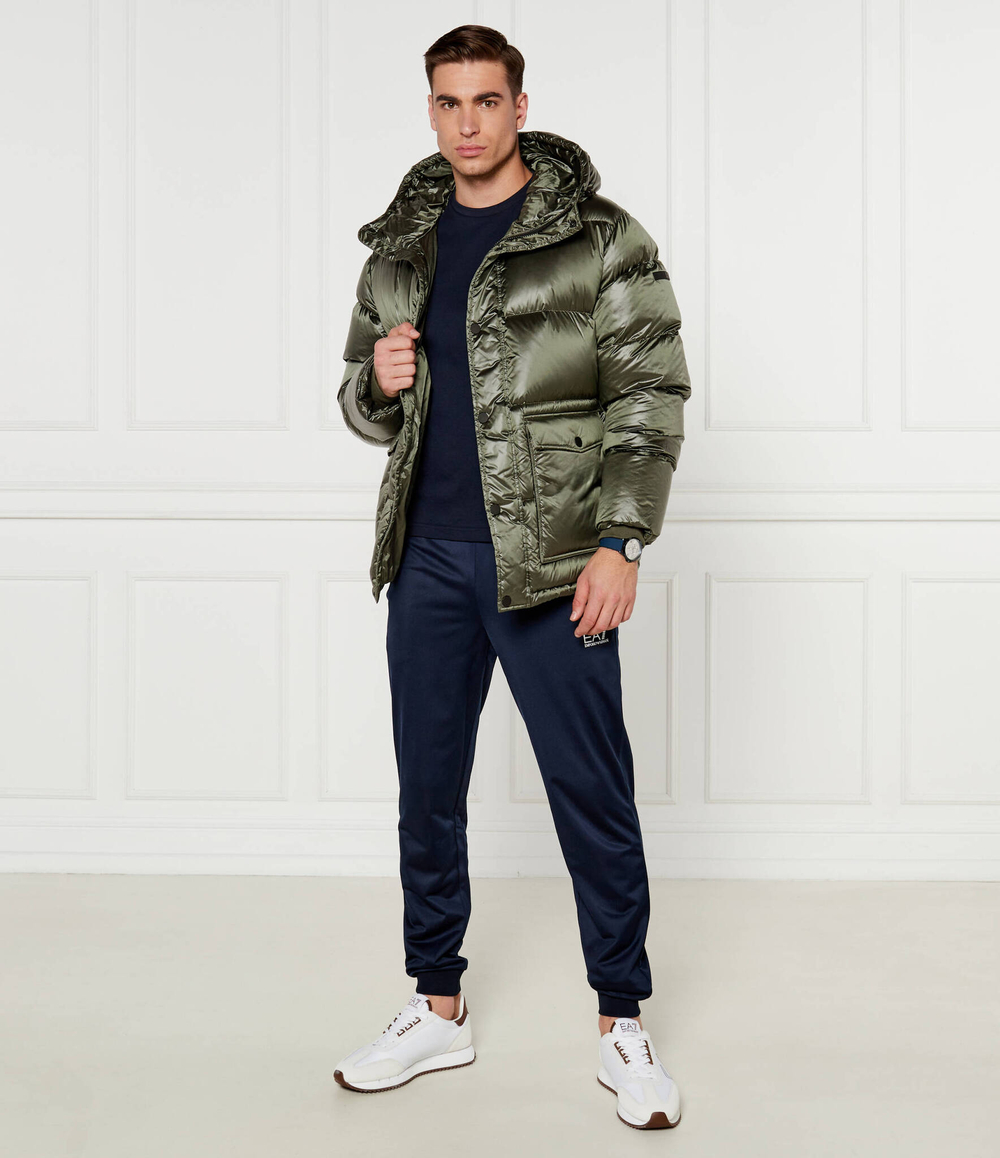 Пуховая куртка EA7 - зеленый(6DPB31 PN2MZ)