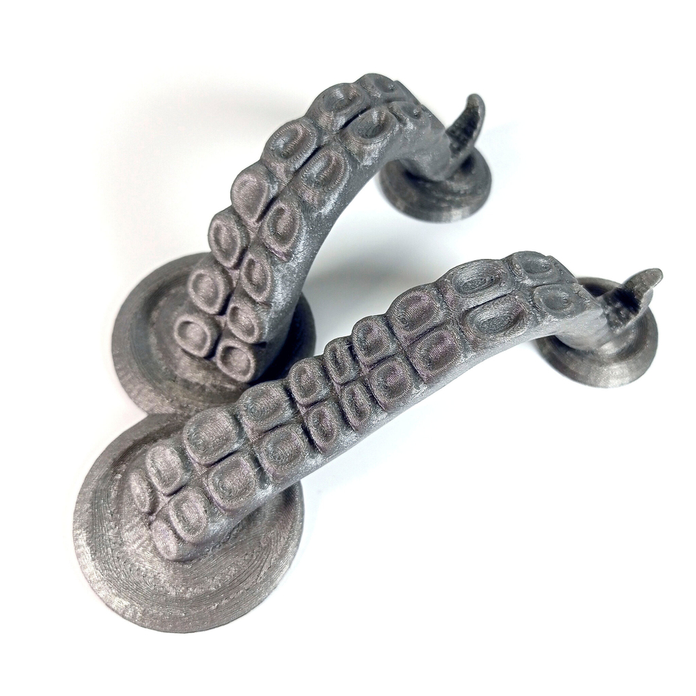 Держатель планшета в виде щупальцев осьминога, серая