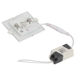 Светильник светодиодный встраиваемый Даунлайт ЭРА LED 2-3-4K Slim панель 3Вт 4000К квадрат