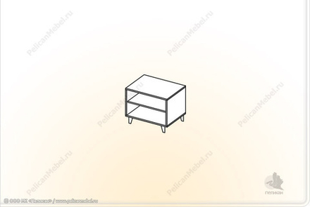 Тумба открытая Белла ТО