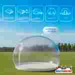 Надувной купол «BubbleTrees» ТПУ без надувного дна 4×4×3 м