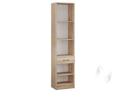 Пенал с зеркалом Прихожая Денвер (дуб сонома/белый)