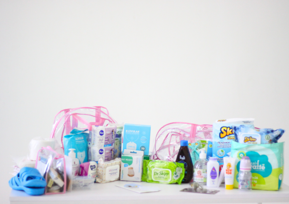 Готовая сумка в роддом "L"