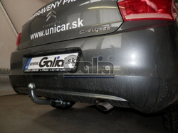 Фаркоп оцинкованный Galia C064A для Citroen C-Elysee 2013-, Peugeot 301 2013-(паспорт и сертификат в комплекте)(без электрики)