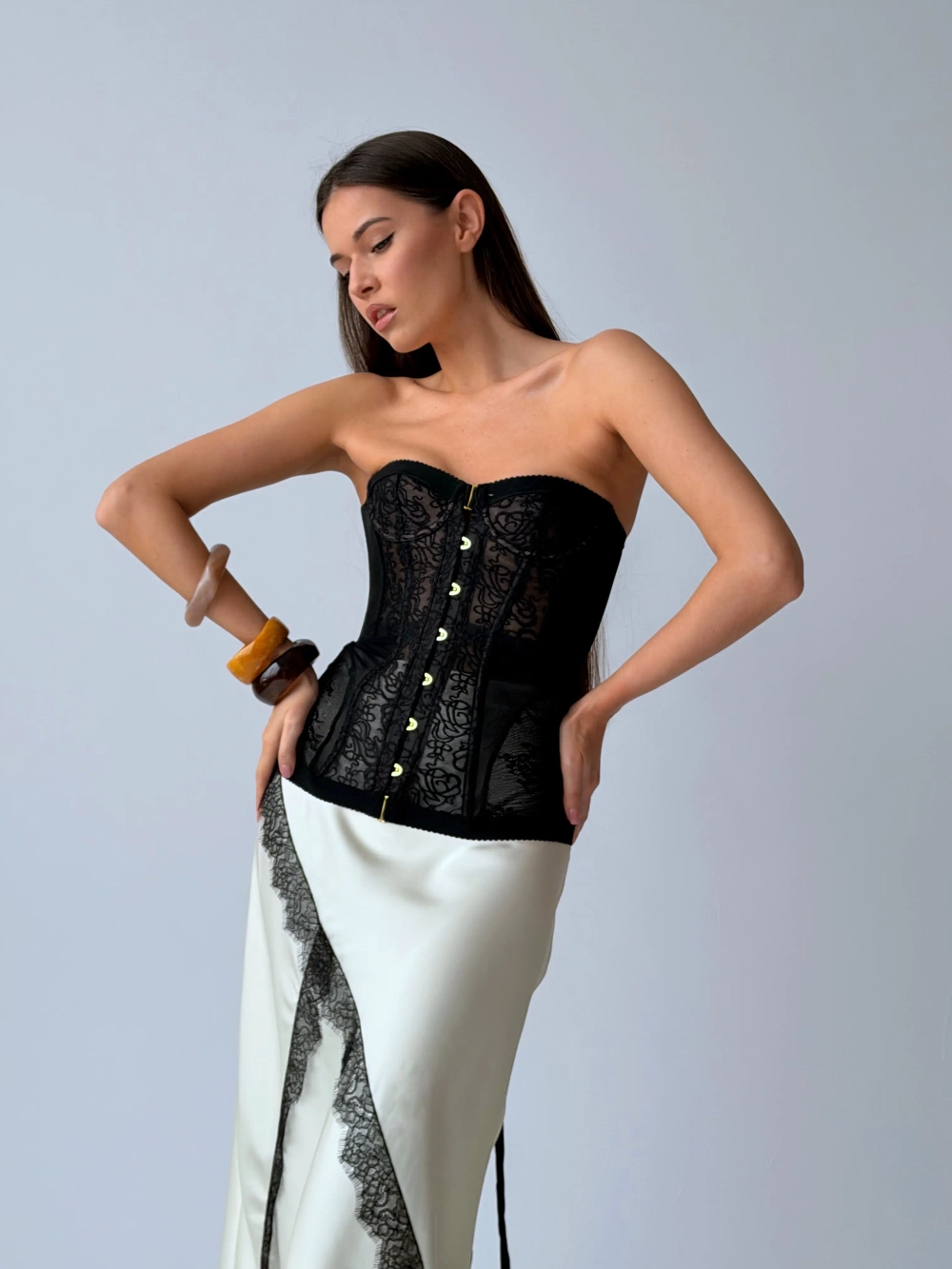 Юбка Fatal silk, Молочный