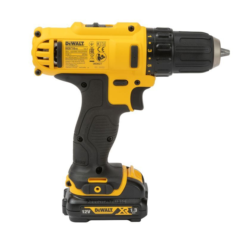 Шуруповерт DeWalt DCD710C2-KS 10,8В 2х1,3 Ач