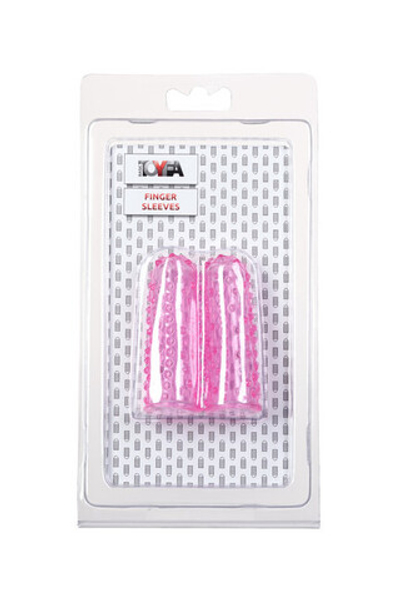 Рельефные напальчники для стимуляции Toyfa (Цвет: розовый)