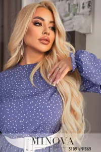 Платье 869-джинс Minova